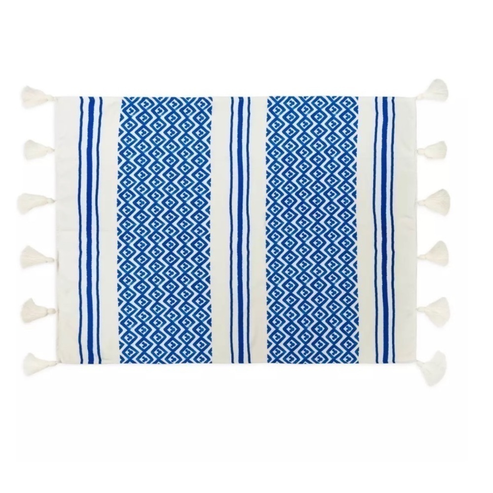 Mickey mouse blue throw